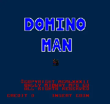 Domino Man screen shot title